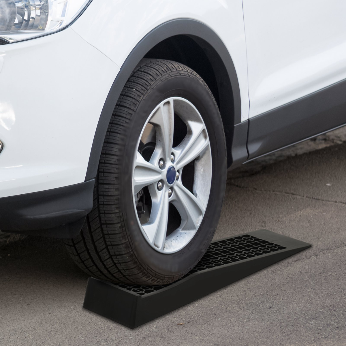 2-Pack Heavy-Duty Kerb Ramps with Anti-Slip Surface