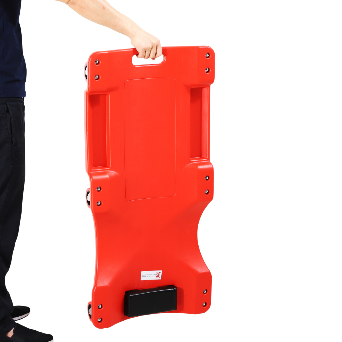 Mechanic's Rolling Car Creeper with Padded Headrest & 6 Wheels