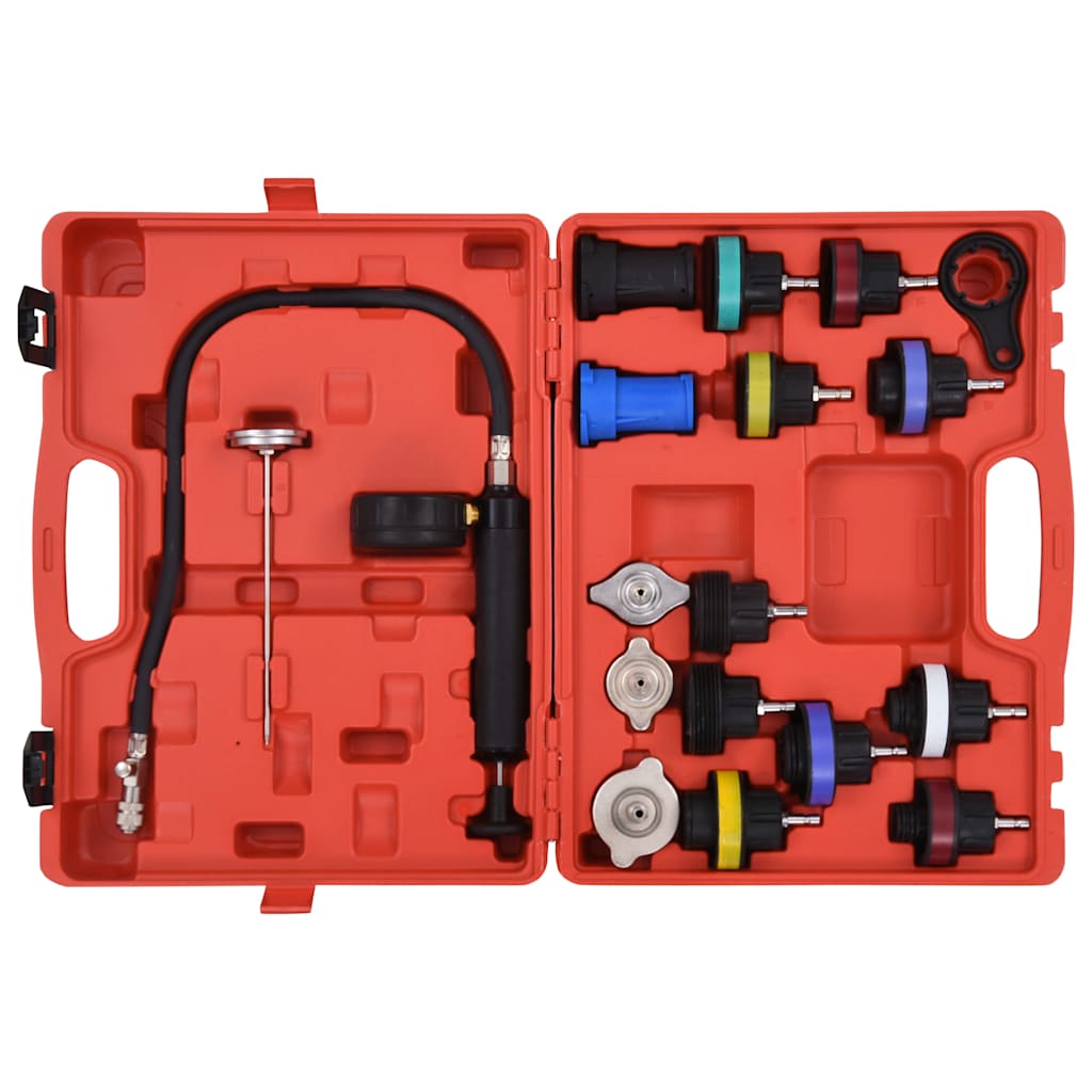 18-Piece Cooling System & Radiator Pressure Tester Kit
