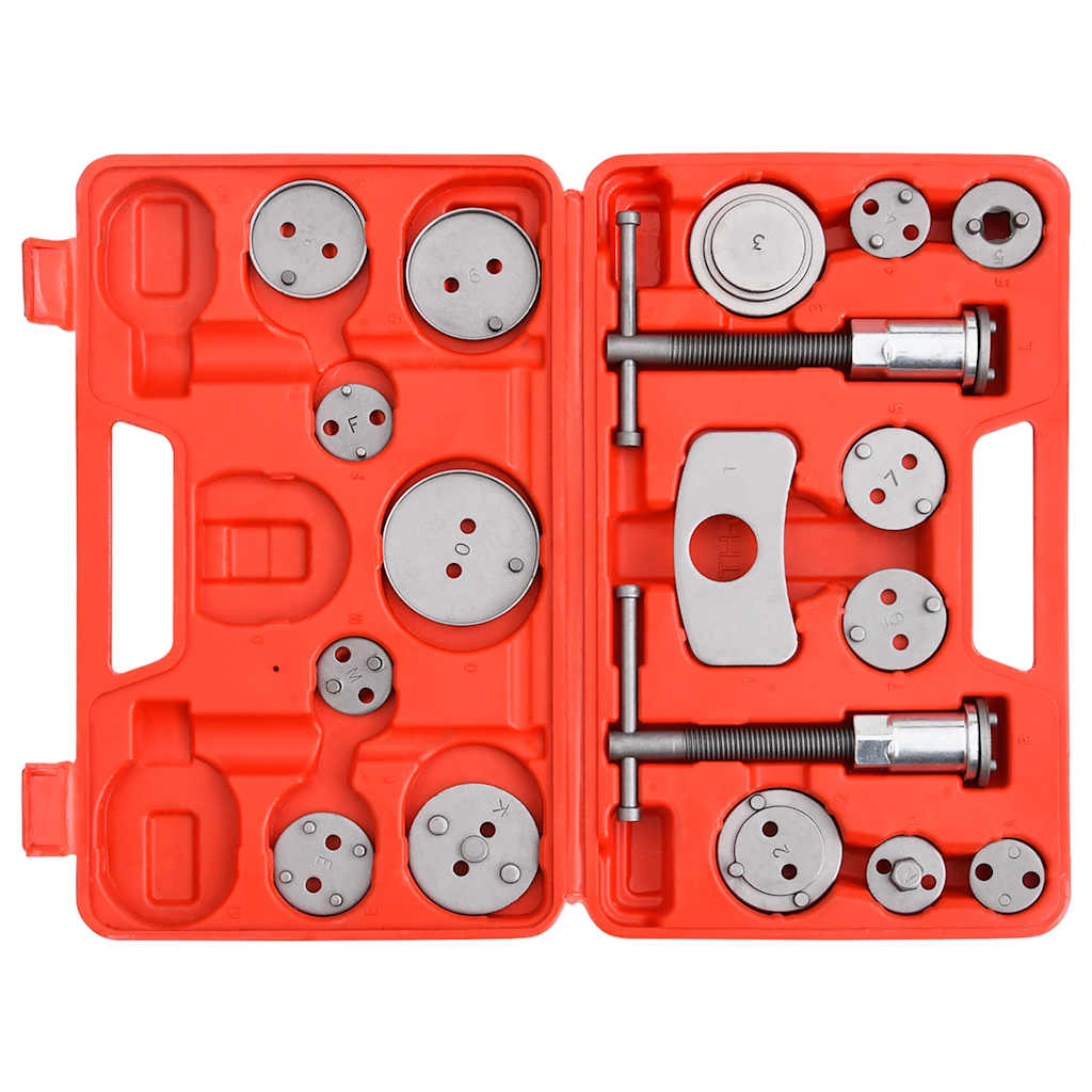 18-Piece Brake Caliper Wind-Back Tool Kit with Carry Case